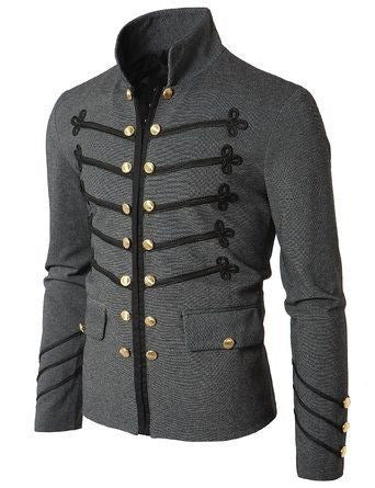 Men's Double-Breasted European Size Suit Jacket