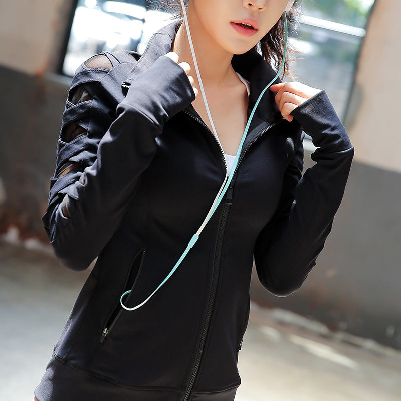 Sports Blouse Fitness Loose Long Sleeve