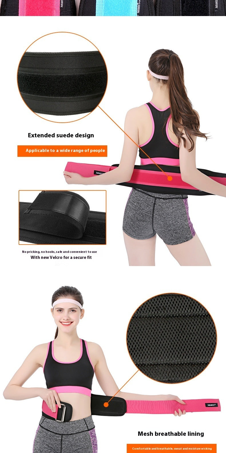 Squat Belt Weight Lifting Bodybuilding Fitness Training Sports Protection Pressure