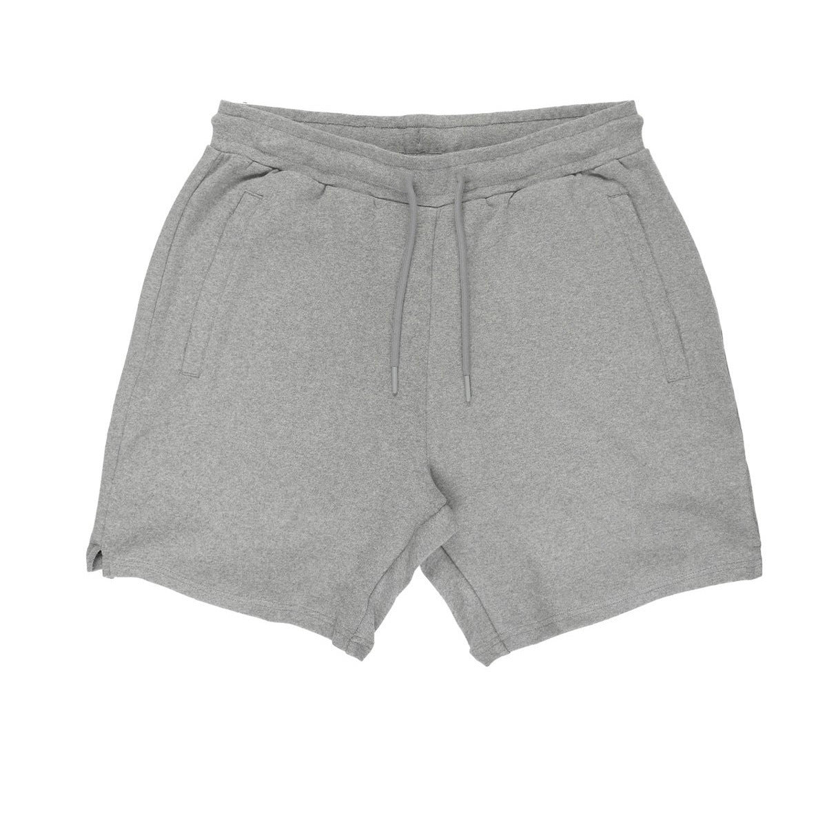 Men's Sports Fitness Casual Shorts Simple Straight Cotton Light Board Split Shorts