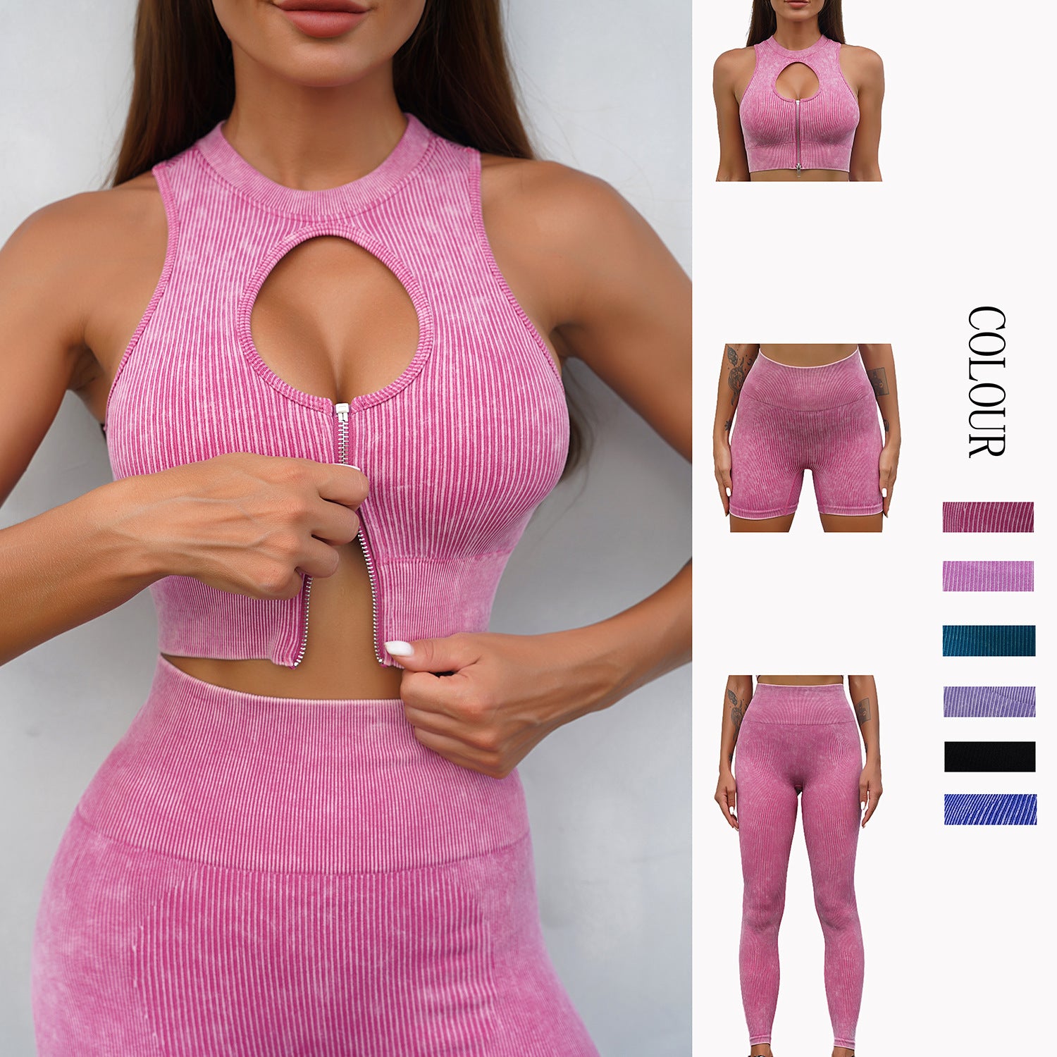 Women's Seamless Yoga Fitness Suit