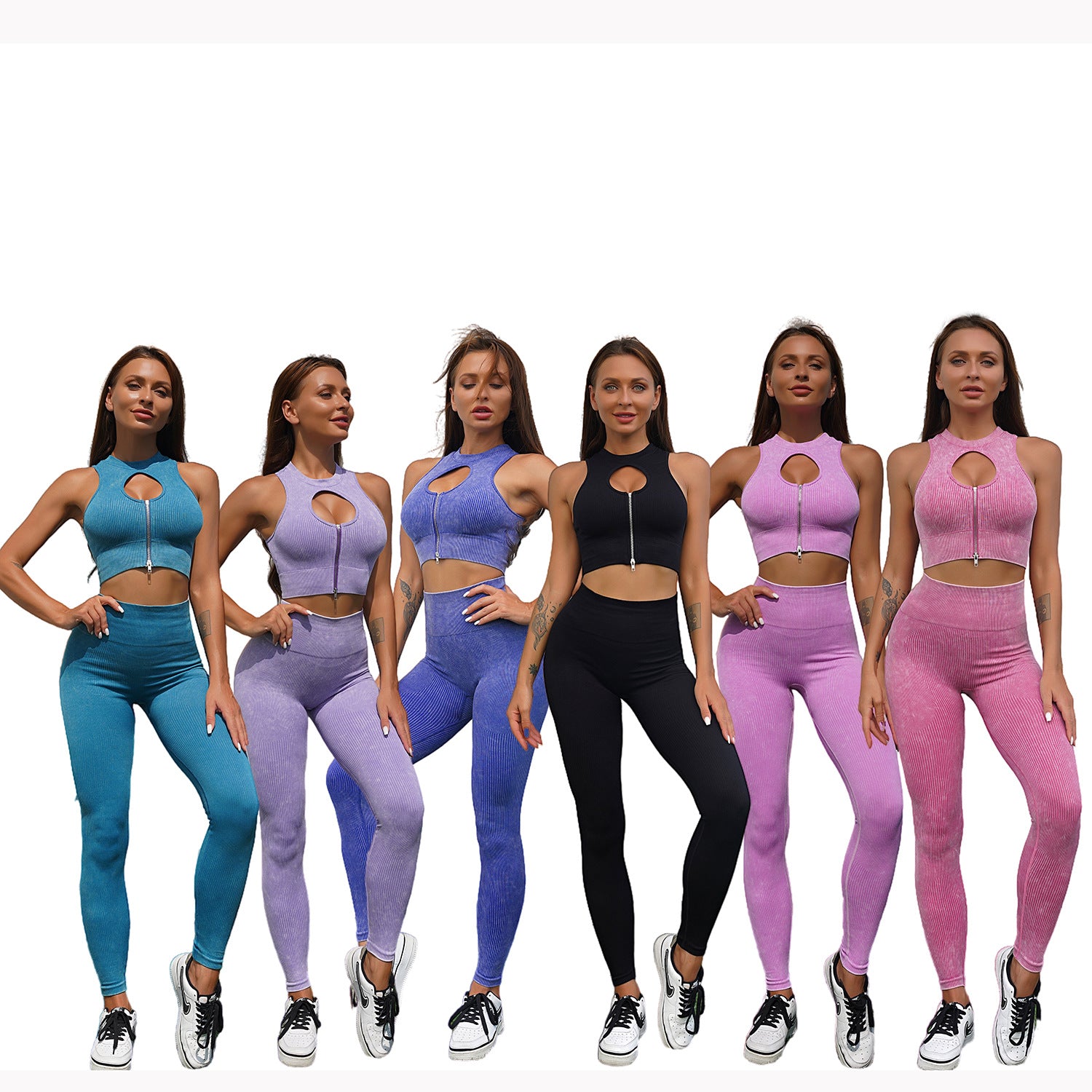 Women's Seamless Yoga Fitness Suit