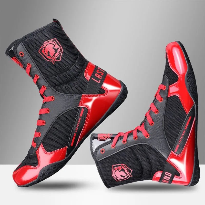 Men Boxing Shoes Brand Designer Wrestling Anti Slip Sport Sneakers Boots